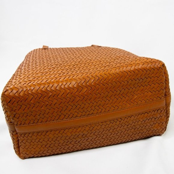 Madewell Large Transport Tote bag: Woven Leather - Picture 6 of 16